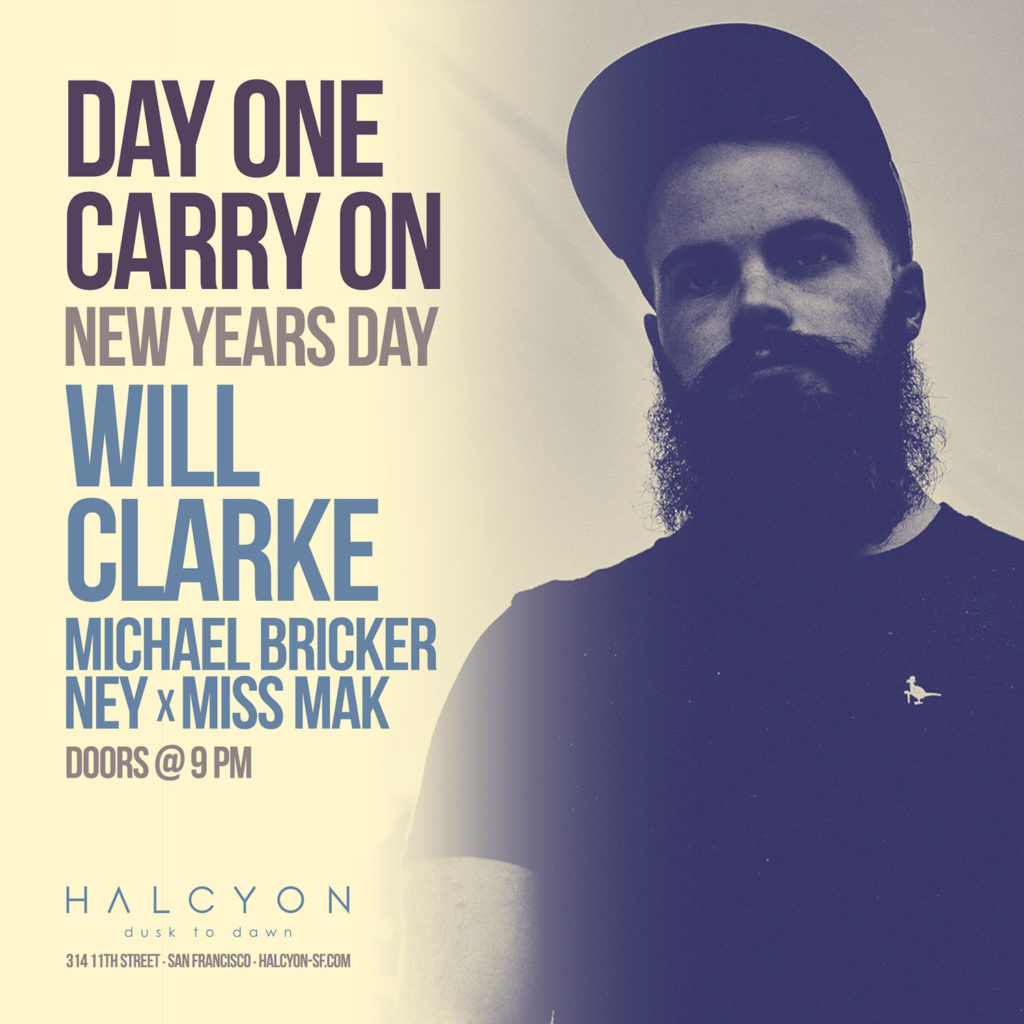 Day One, Carry On. New Year's Day - Will Clarke
